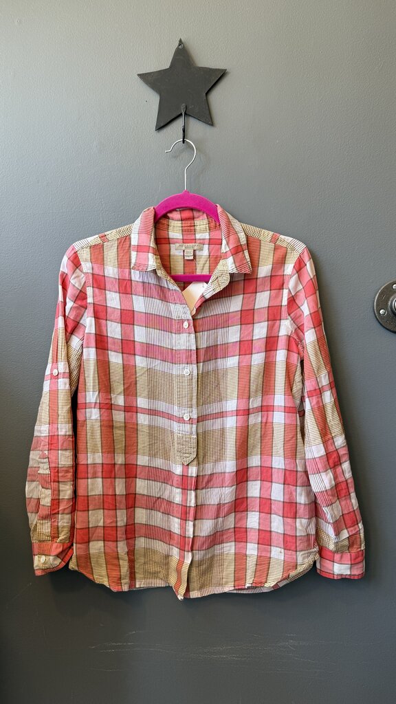 Plaid Light Button Up Shirt