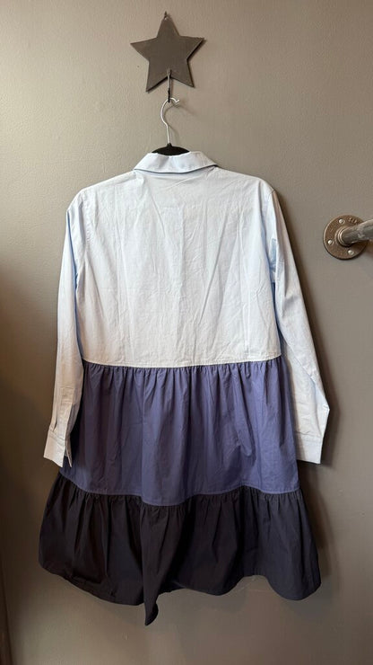 Tiered Popover Shirtdress