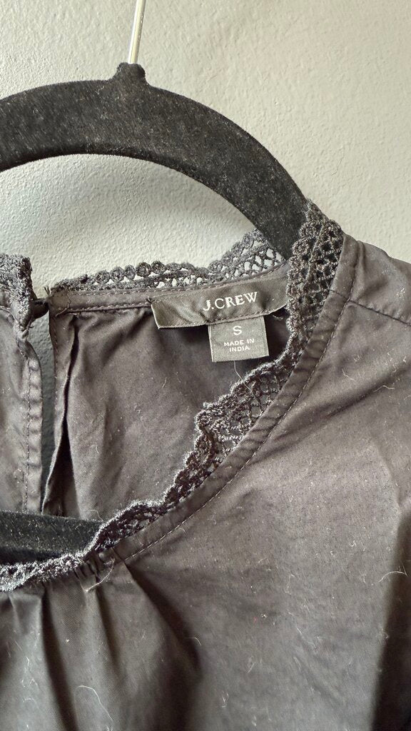 Ruffle Eyelet Sleeve Blouse