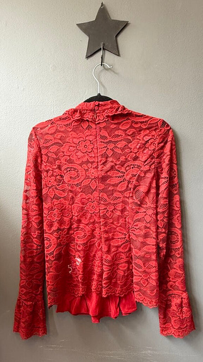 High Neck Lace Blouse