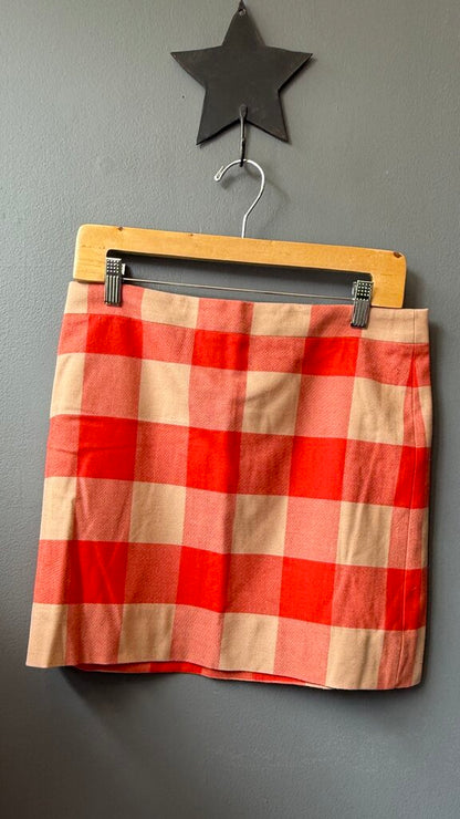 Gingham Mini Skirt