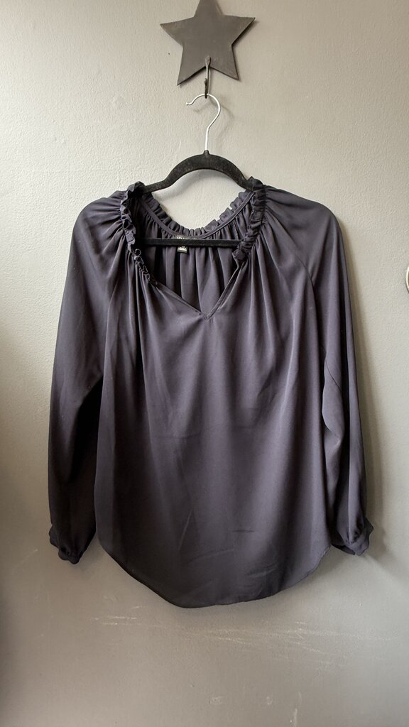 Pleated Neckline Blouse