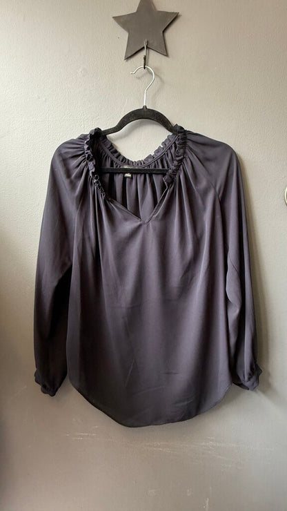 Pleated Neckline Blouse