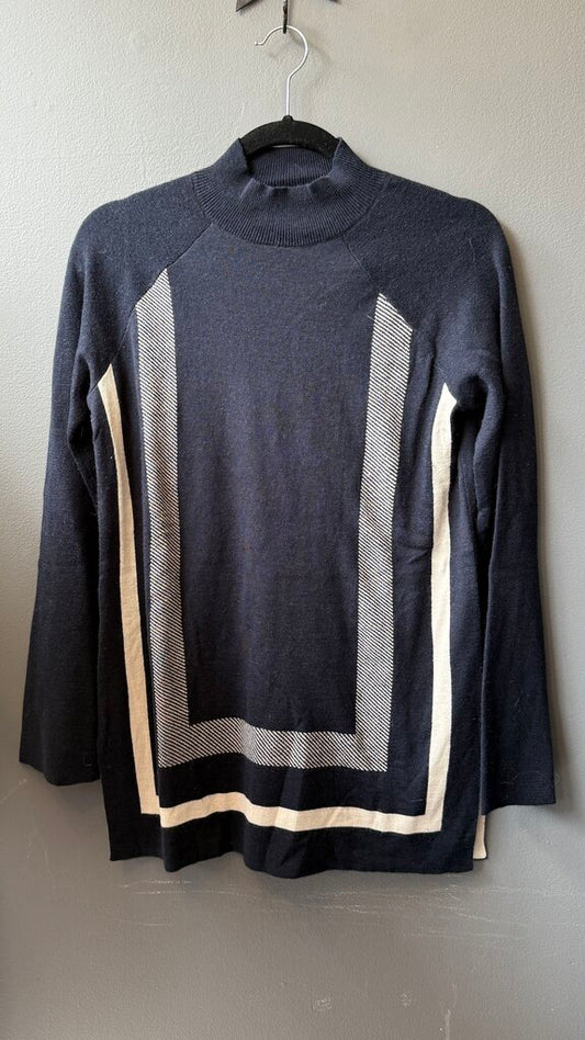 Merino Blend Funnelneck Sweater