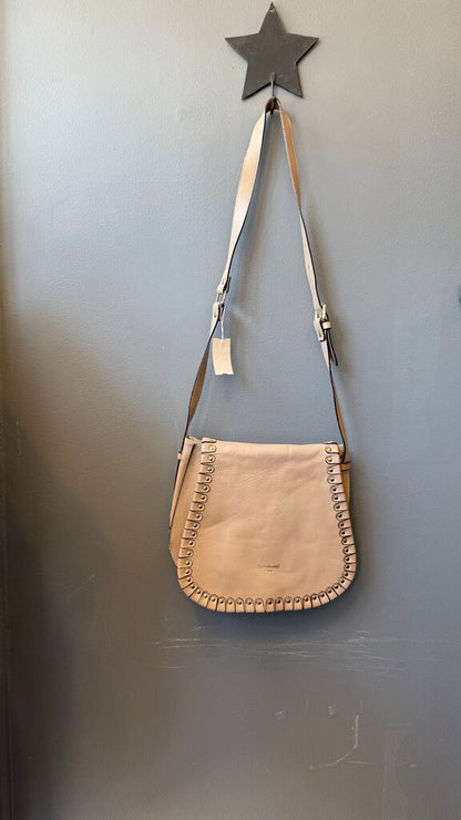 Leather Saddle Crossbody Bag