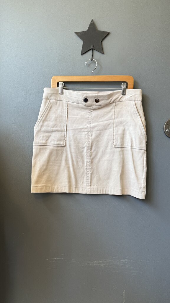 Faux Suede Pocket Skirt