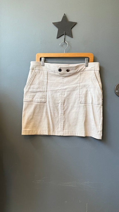 Faux Suede Pocket Skirt