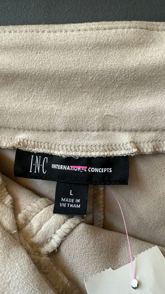 Faux Suede Pocket Skirt