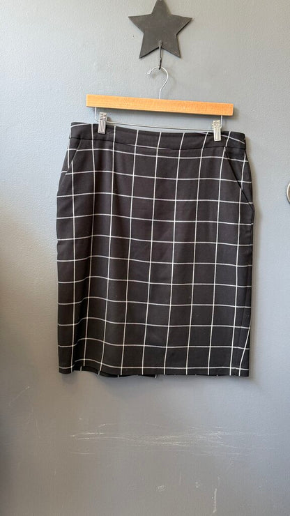 Windowpane Skirt