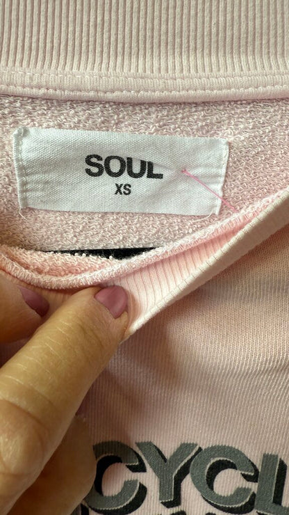 Crop Soulcycle Crewneck Sweatshirt