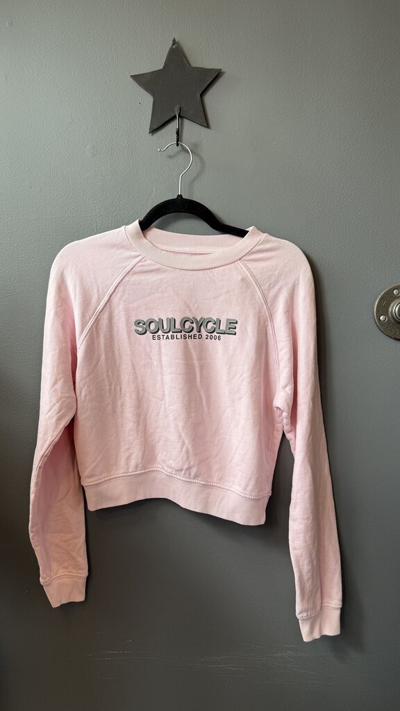 Crop Soulcycle Crewneck Sweatshirt