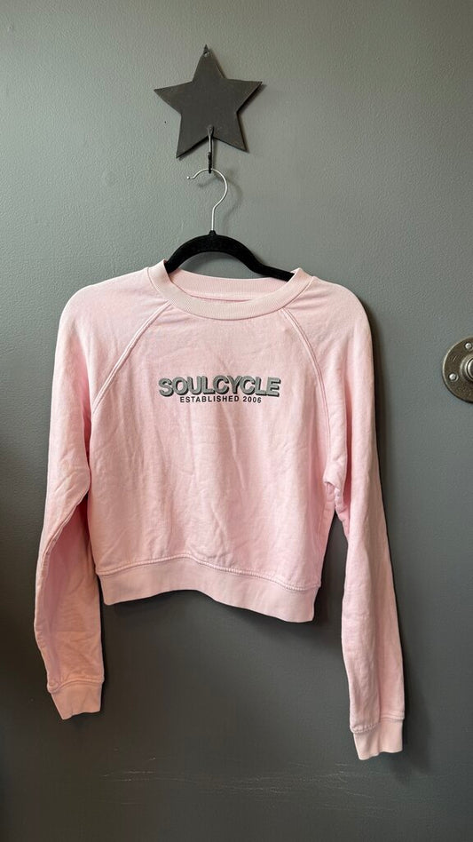 Crop Soulcycle Crewneck Sweatshirt