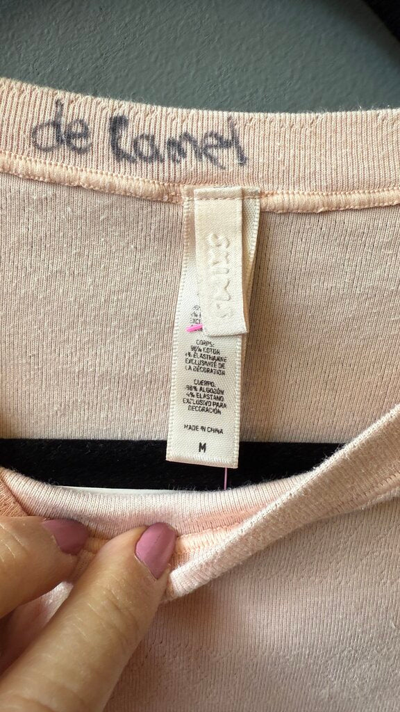 Logo Pointelle TShirt