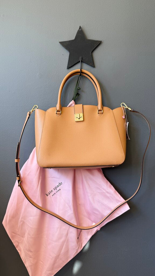 Small Structured Satchel Crossbody Bag