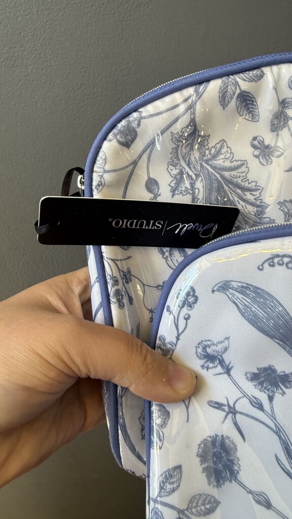 Floral Pastic Cosmetic Case 2 Set