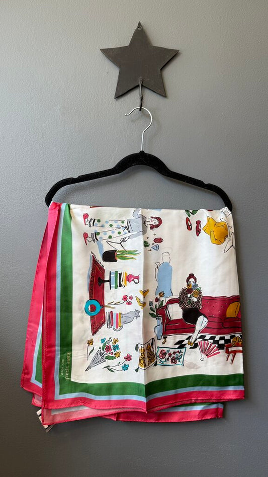 Silk Square Cat Scarf