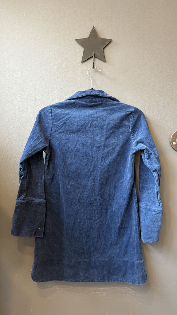 Corduroy Popover Tunic Top