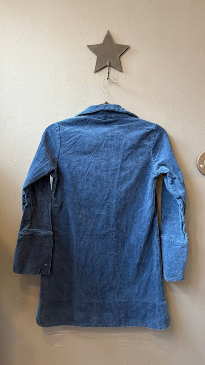 Corduroy Popover Tunic Top