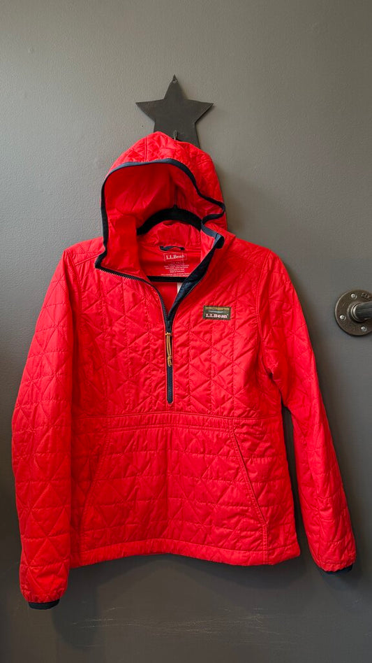 1/4 Zip Quilted Puffer Hoodie