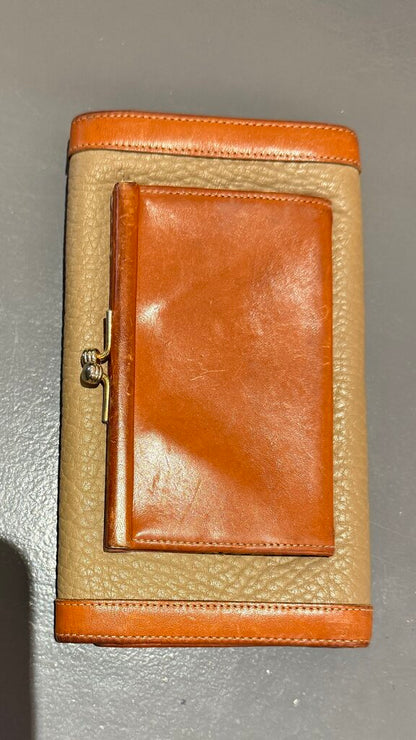 Vintage Check Wallet Clutch