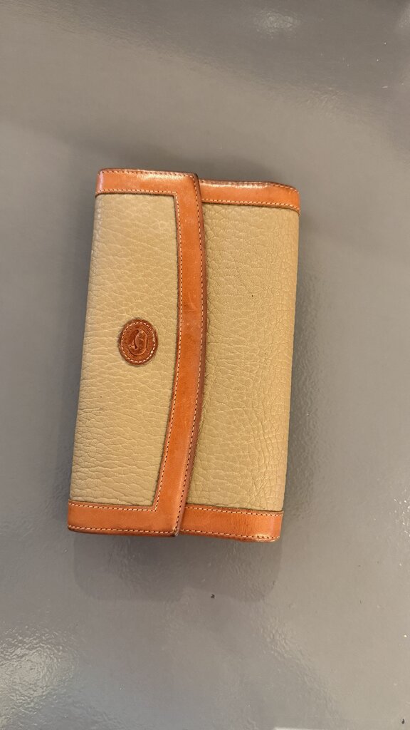 Vintage Check Wallet Clutch