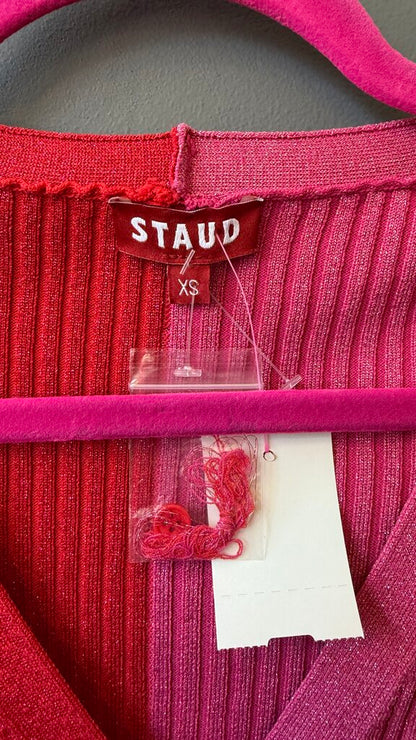 Metallic Two Tone Cardigan Sweater