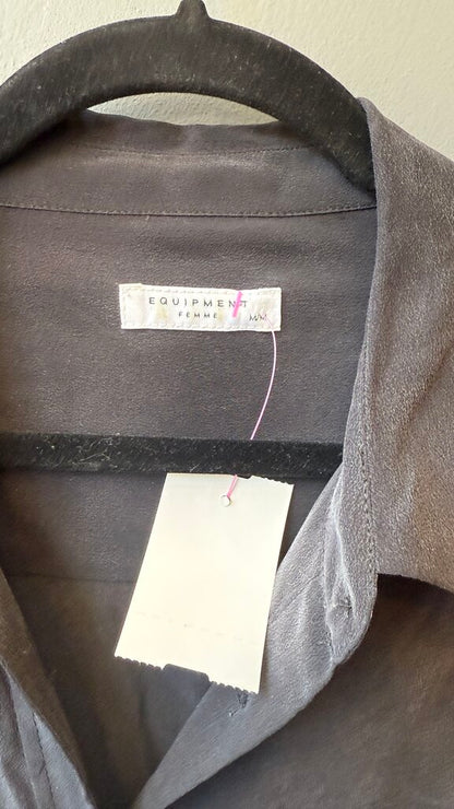 Silk Pocket Shirtdress