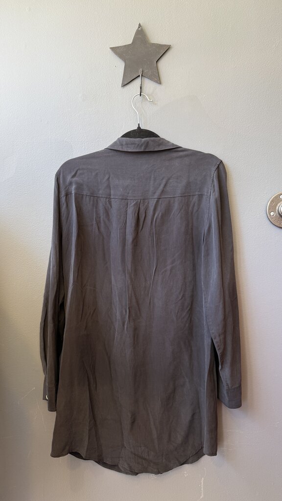 Silk Pocket Shirtdress