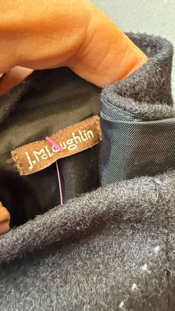 Wool Diamond Print Pencil Skirt