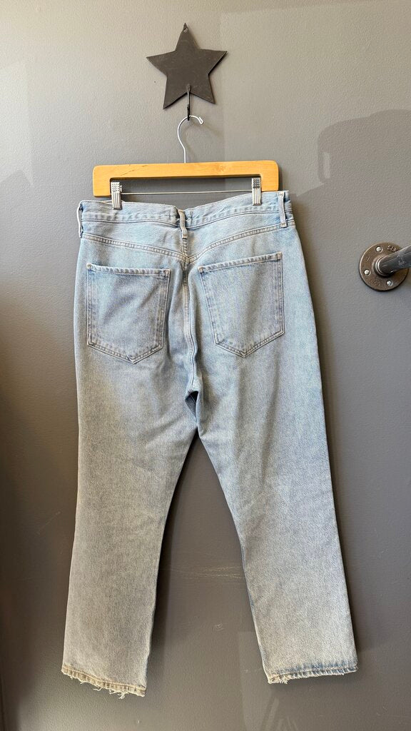 Riley High Rise Straight Jeans