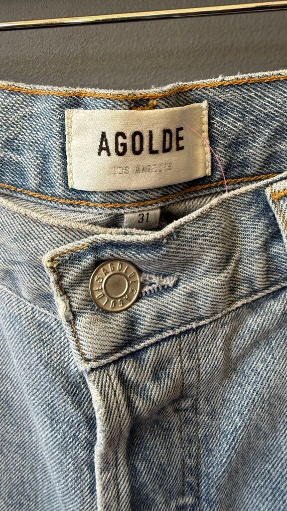 Riley High Rise Straight Jeans