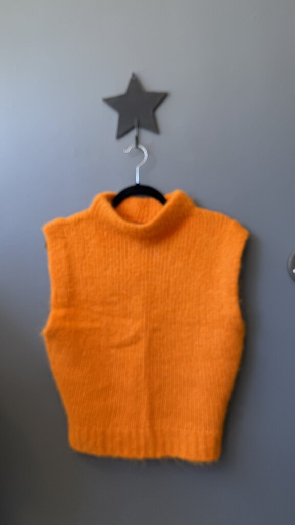 Mockneck Sleeveless Sweater
