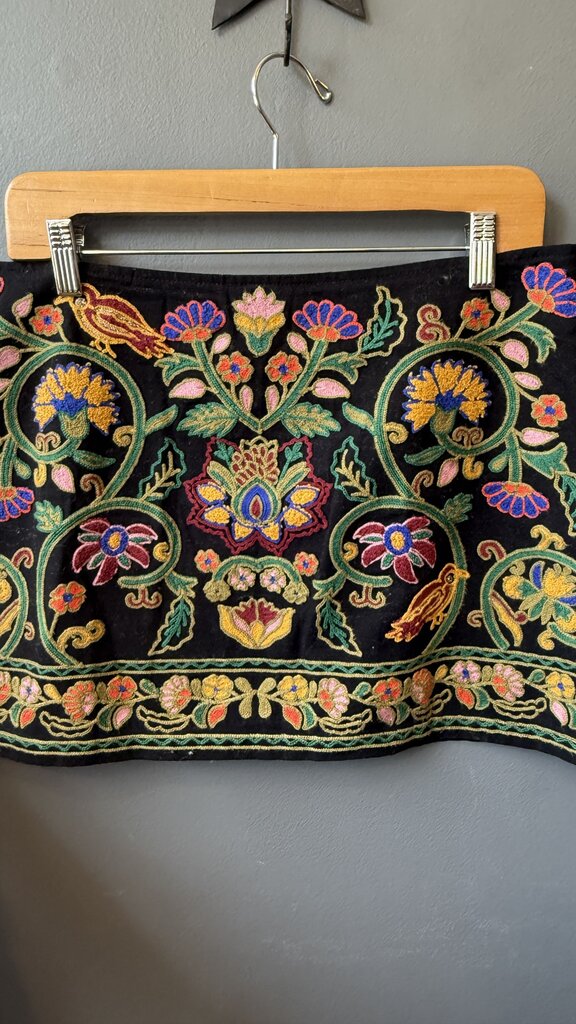 Embroidered Mini Skirt