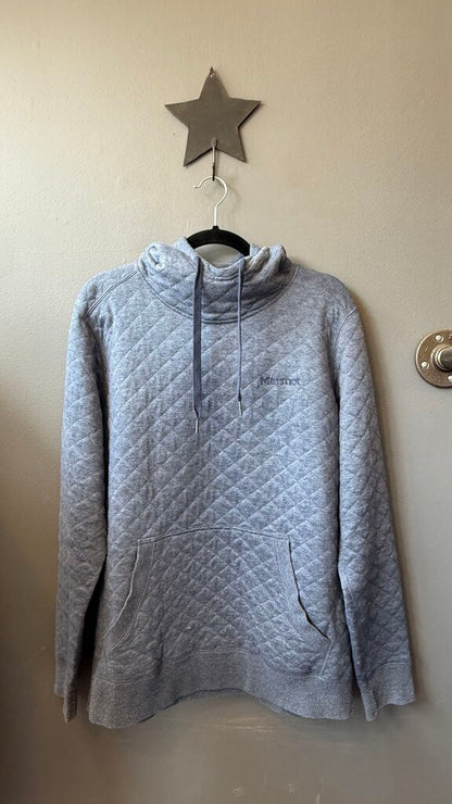 Quilted Hoodie Sweatshirt