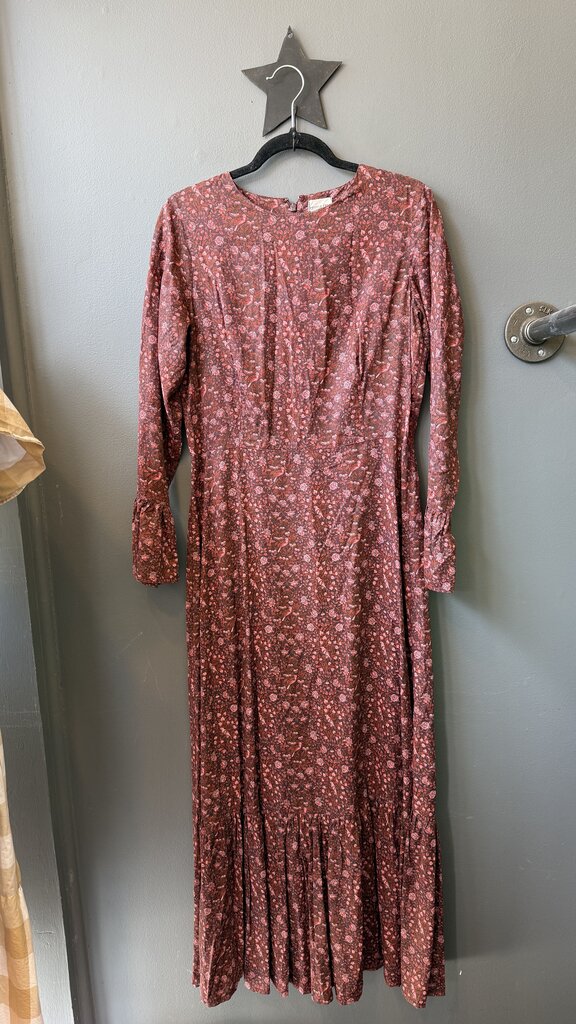 Floral Long Sleeve Maxi Dress