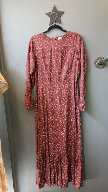 Floral Long Sleeve Maxi Dress