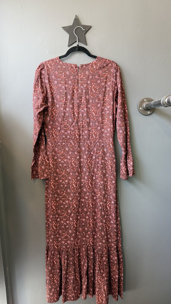 Floral Long Sleeve Maxi Dress