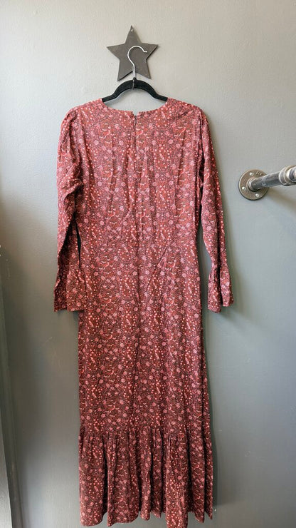 Floral Long Sleeve Maxi Dress