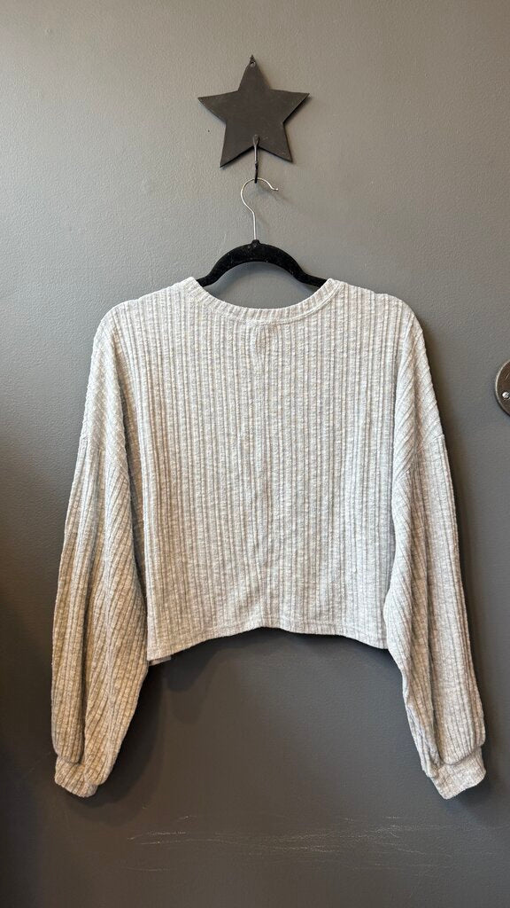 Ribbed Crop Longsleeve