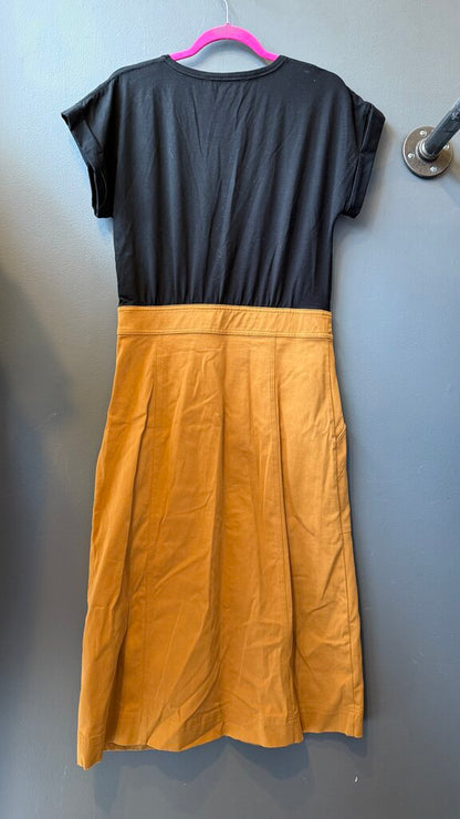 Button Front Midi Dress