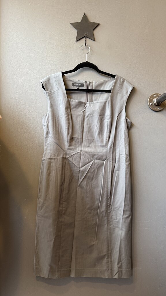 Square Neck Midi Sheath Dress