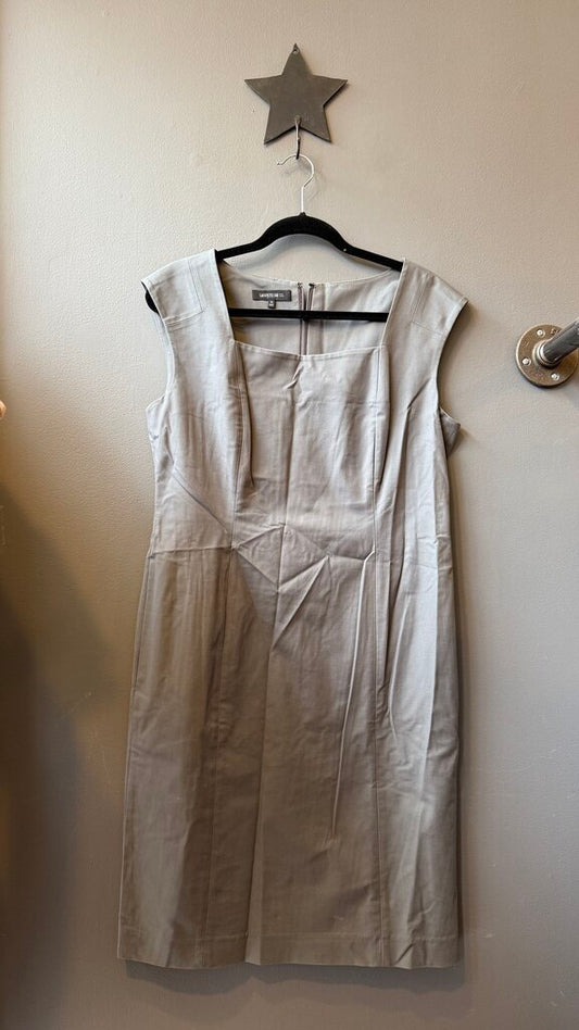 Square Neck Midi Sheath Dress