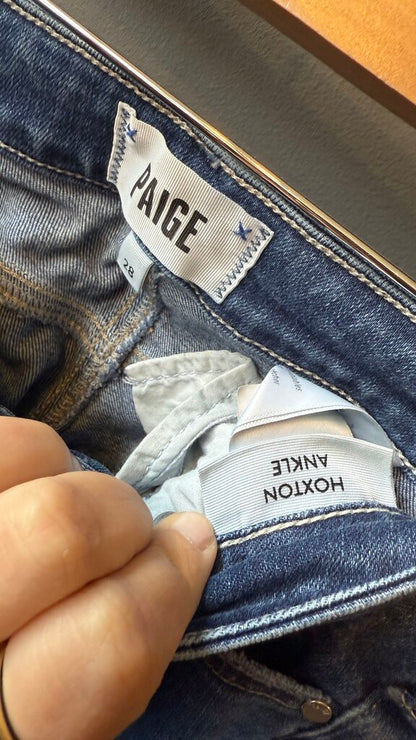 Hoxton Ankle Raw Hem Jeans