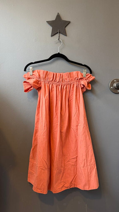 Smocked Off the Shoulder Babydoll Dress