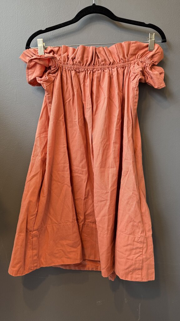 Smocked Off the Shoulder Babydoll Dress