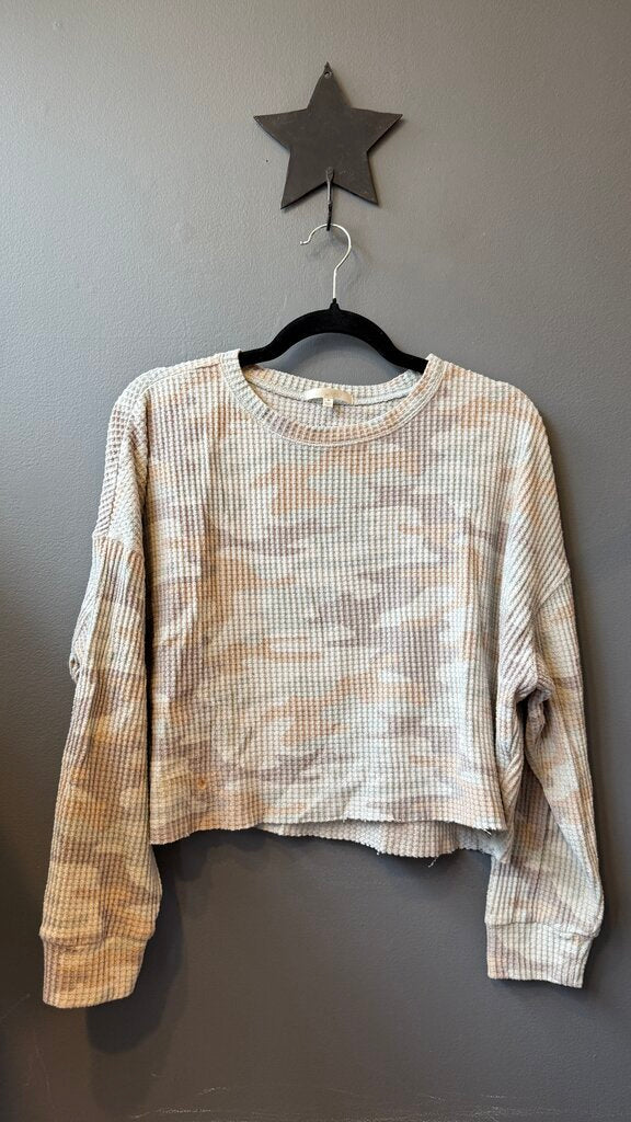 Waffle Crop Camo Longsleeve