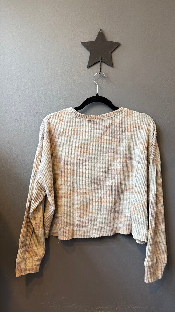 Waffle Crop Camo Longsleeve