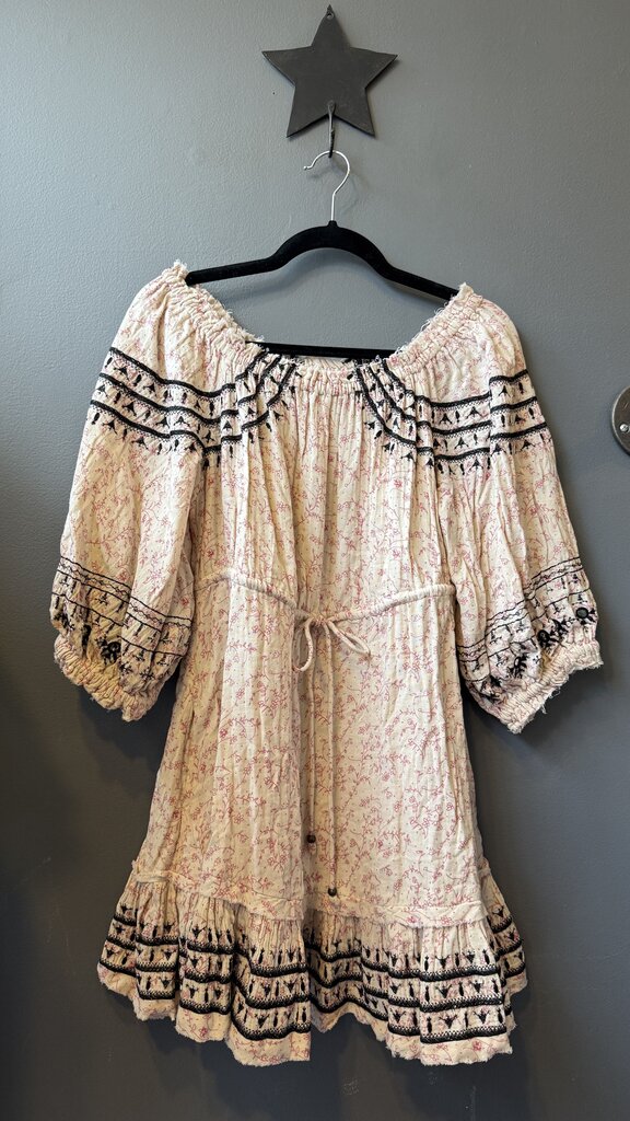 Floral Drawstring Dress