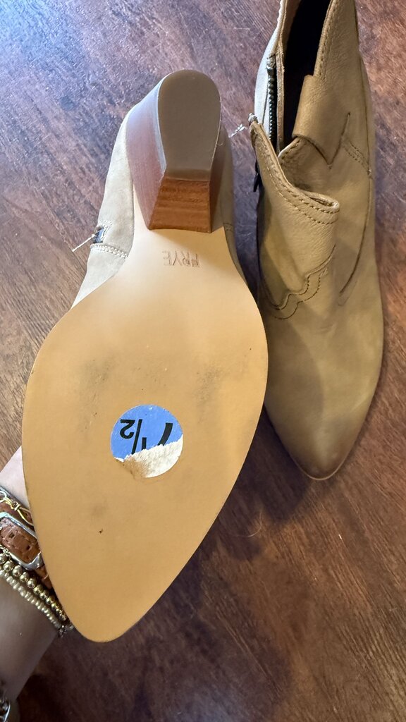 Stacked Heel Booties