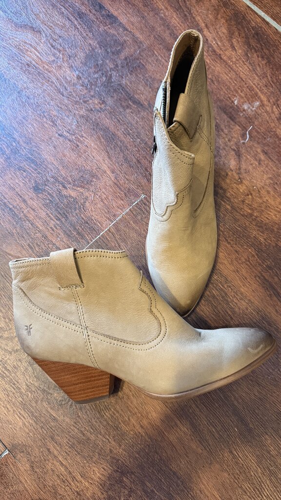 Stacked Heel Booties